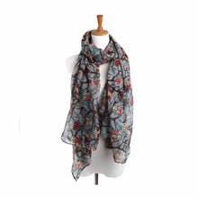 Women Ladies Owl Print Long Scarf Warm Wrap Shawl Fast Shipping