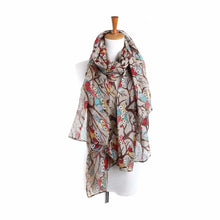 Women Ladies Owl Print Long Scarf Warm Wrap Shawl Fast Shipping