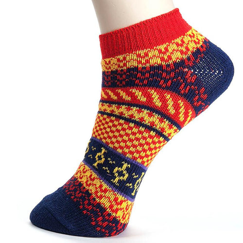 Casual Cotton Socks Design Multi-Color Fashion Dress Women's Socks