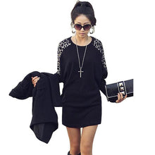 Cotton T-shirt Long Batwing Sleeve Korean Ladies Fashion Leopard Print Casual Loose Shirt Women Tops