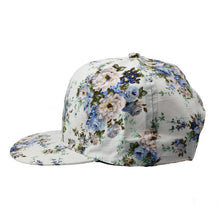 Fashion Korean Flowers Women Floral Hip-Hop Hat Flat Adjustable Baseball Cap Tops Hats ing