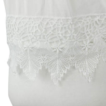 Fashion Sexy Women Boho Lace White Shirt Off Shoulder Crop Tee Shirt Tops