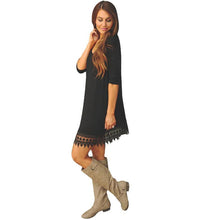 Fashion Women Casual Hem Lace Splice Long Sleeve Party Dress Sexy Bodycon Evening Mini Dress Vestidos Plus Size