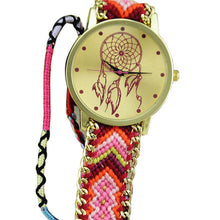 Women Dreamcatcher Friendship Watches Braid Dress Bracelet Watches