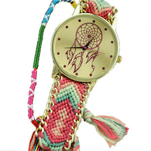 Women Dreamcatcher Friendship Watches Braid Dress Bracelet Watches