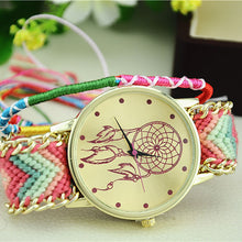 Women Dreamcatcher Friendship Watches Braid Dress Bracelet Watches