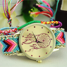 Women Dreamcatcher Friendship Watches Braid Dress Bracelet Watches