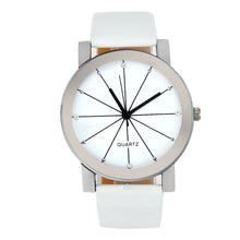 Fashion Luxury Men Quartz Dial Clock PU Leather Wrist Watch