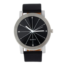 Fashion Luxury Men Quartz Dial Clock PU Leather Wrist Watch