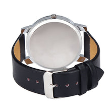 Fashion Luxury Men Quartz Dial Clock PU Leather Wrist Watch