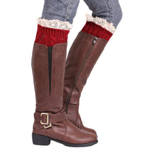 Knitting Socks Leg Warmers Boot Keep Warm Lace Short Socks