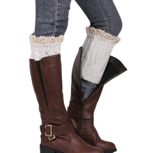 Knitting Socks Leg Warmers Boot Keep Warm Lace Short Socks