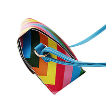 Design Rainbow Chain Of Small Square Package women bag messenger bags Flap bolsos spanish Lucky 3 Colors