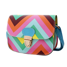 Design Rainbow Chain Of Small Square Package women bag messenger bags Flap bolsos spanish Lucky 3 Colors