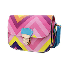 Design Rainbow Chain Of Small Square Package women bag messenger bags Flap bolsos spanish Lucky 3 Colors