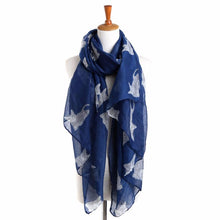 Women Scarf Shawls Wraps Fashion Cat Print Long Ladies Scarves