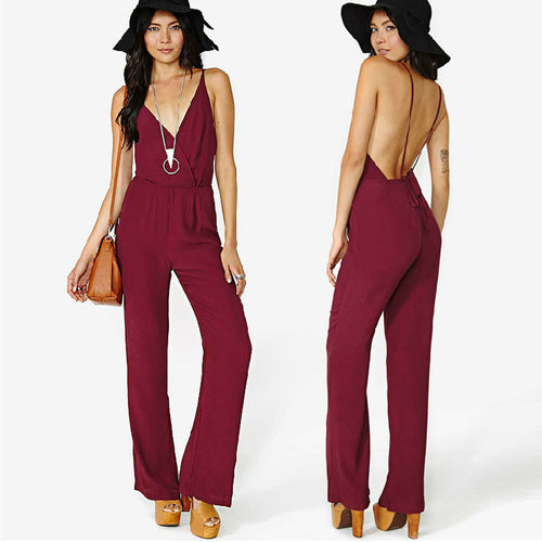 Jumpsuit women's overall sexy fashion waist jumpsuit Pants Plus Size Vestideo