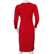 Lady Long Sleeve Side Split Zipper Up Slim Fit Red Bodycon Dress Plus Size
