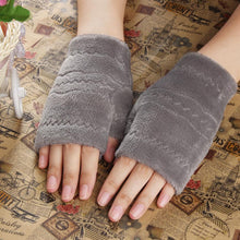 Women Girls Delicate Thick Warm Gloves Keyboard Leak Finger Gloves Fast Shipping