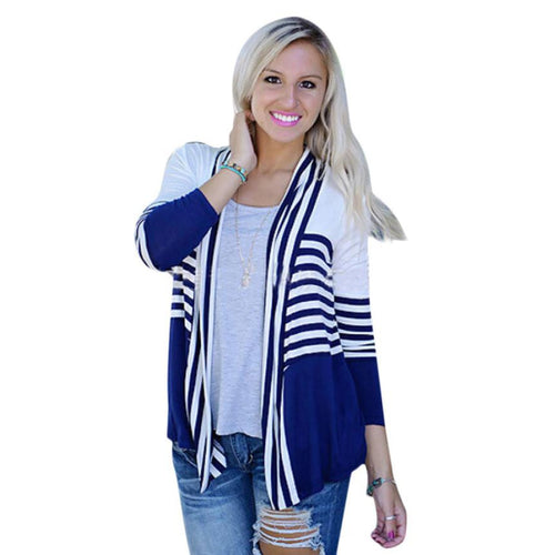 Women Long Cardigan Coat Long Sleeve Casual Loose Sweater Jacket