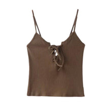 Sexy Women Bralette Bralet Bustier Knitted Crop Top Cami Tank Tops Sleeveless V