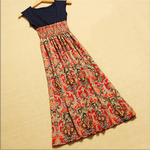 Women Flower Floral Print Bohemia Sleeveless VLong Beach Dress for Ladies ing Vestidos