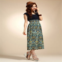 Women Flower Floral Print Bohemia Sleeveless VLong Beach Dress for Ladies ing Vestidos