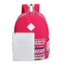 Superb School Youth Rucksack Sweet Printing Women Canvas Backpacks Shoulder Bag Backpack Fast Shipping