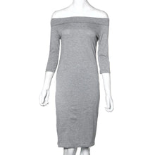 Womens Sexy Dress Dew Shoulder Package Hip Bodycon Cocktail Party Dress Fast Shipping