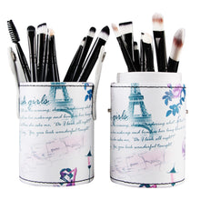 20pc Makeup Brushes Cosmetic Set Eyeshadow Brush Eyeliner Blusher Cosmetic Tools+ Leather Cup Holder Case