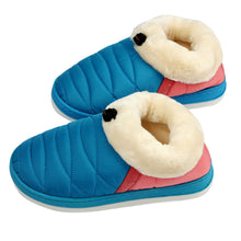3 Colors Women Soft Warm Indoor Cotton Waterproof Home Anti-slip Shoes& Top