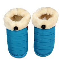 3 Colors Women Soft Warm Indoor Cotton Waterproof Home Anti-slip Shoes& Top