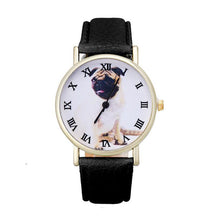 Dog Patterns Leather Band Analog Korean Mini Watch Luxury Brand Whatch Quartz Vogue Wrist Watches