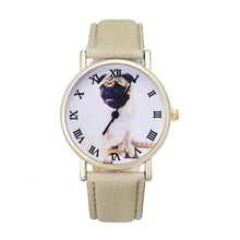 Dog Patterns Leather Band Analog Korean Mini Watch Luxury Brand Whatch Quartz Vogue Wrist Watches