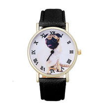 Dog Patterns Leather Band Analog Korean Mini Watch Luxury Brand Whatch Quartz Vogue Wrist Watches