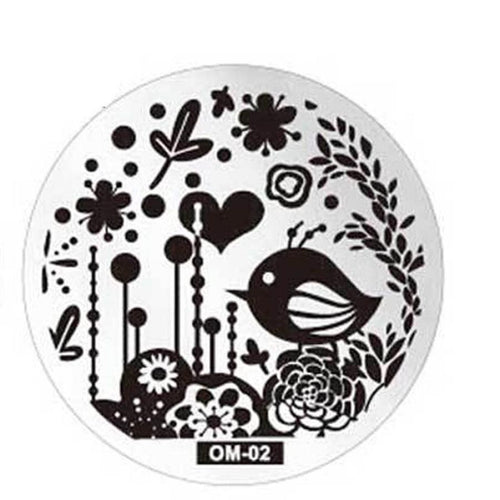 Durable Pattern DIY Nail Art Image Stamp Stamping Plates Manicure Template OM2