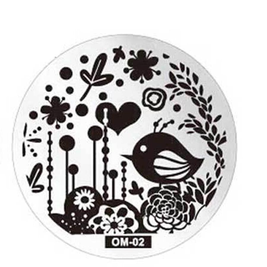 Durable Pattern DIY Nail Art Image Stamp Stamping Plates Manicure Template OM2