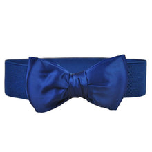 Fashion Lady Wide Elastic Stretch Bowknot Bow Tie Belt Waistband 5 Colors &