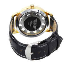 Fashion Luxury Phoenix Rome Digital Leather Hollow Dial Quartz Wrist Watch Business Clock