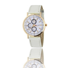 Fashion Rome Article Leather Band Analog Quartz Vogue Wrist Watches&