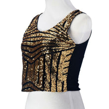 Fashion Sequined Tank Top Women VTops Shirts Sleeveless Style Tank Tops