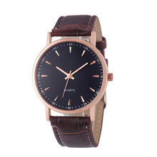 Fashion Unisex Leisure Crocodile Leather Analog Quartz Wrist Watch Watches