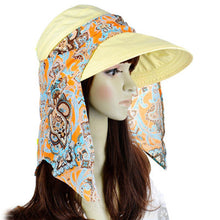 Fashion Women Lady Folding UV Protection Roll Up Wide-Brimmed Hat Multifunction Beach Sun Hat