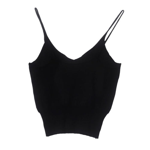 Fashion Women Crochet Halter Crop Tops Sexy Tank Tops Sleeveless Crop Tees Camis Hollow Out VTank Tops