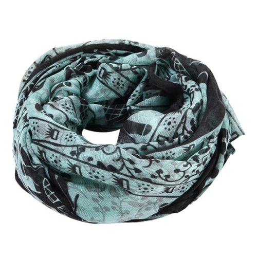 Fashion Women Warm Women Bali Yarn Gauze Scarf Warm Scarf Cowl Neck Long Scarf Shawl