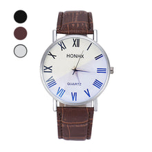 Fashion Luxury Men Leather Quartz Analog Wrist Watch Watches&