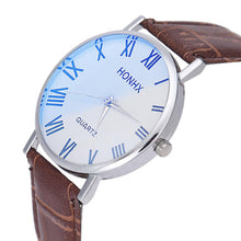 Fashion Luxury Men Leather Quartz Analog Wrist Watch Watches&