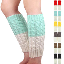 Korean Women Lady Knitted Crochet Socks Leg Boots Warmer Cover Leggings