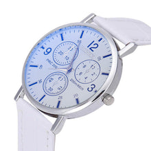 Mens Luxury Crocodile Faux Leather Analog high-end Business Wrist Watch Watches&