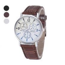 Mens Luxury Crocodile Faux Leather Analog high-end Business Wrist Watch Watches&
